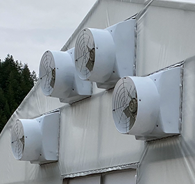 three round ventilation equipment