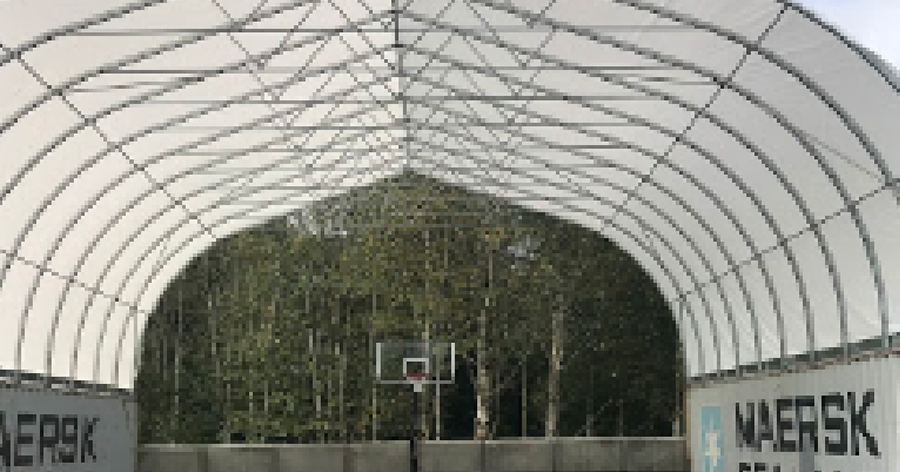 greenhouse tarp interior