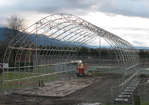 greenhouse steel frame